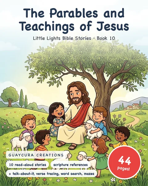The Parables and Teachings of Jesus printable coloring book