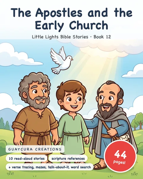 The Apostles and the Early Church printable coloring book