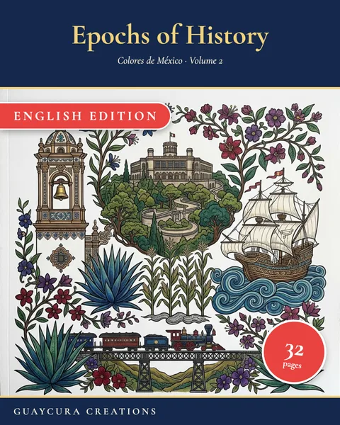Epochs of History printable coloring book