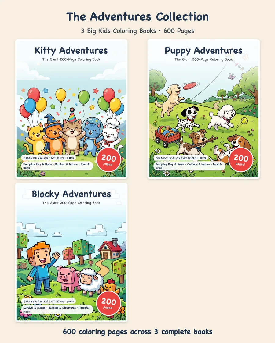 The Adventures Collection — bundle collage