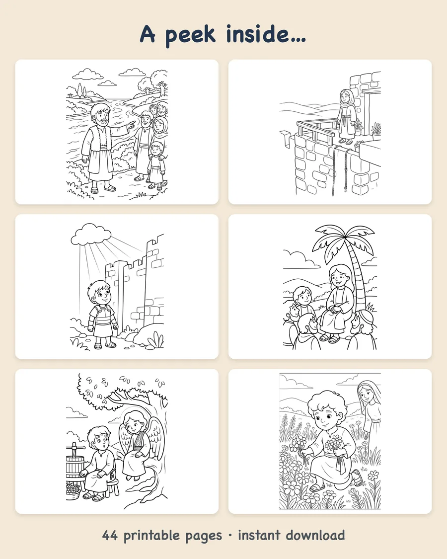 Joshua, the Judges, and Ruth — preview grid