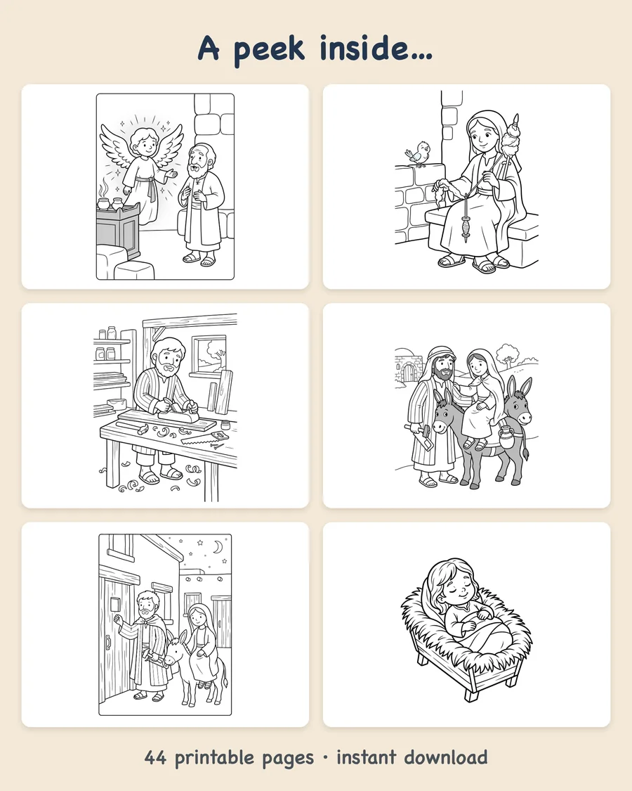 The Birth and Childhood of Jesus — preview grid