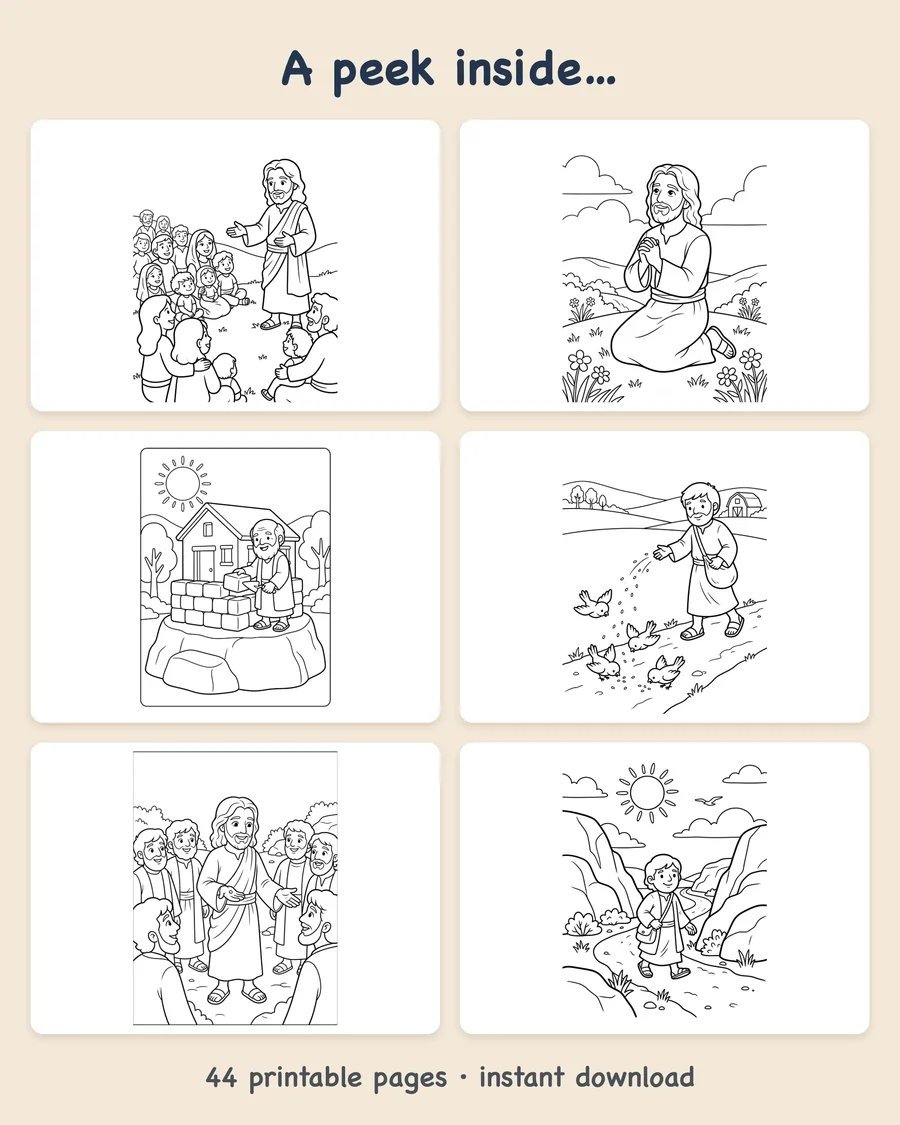The Parables and Teachings of Jesus — preview grid