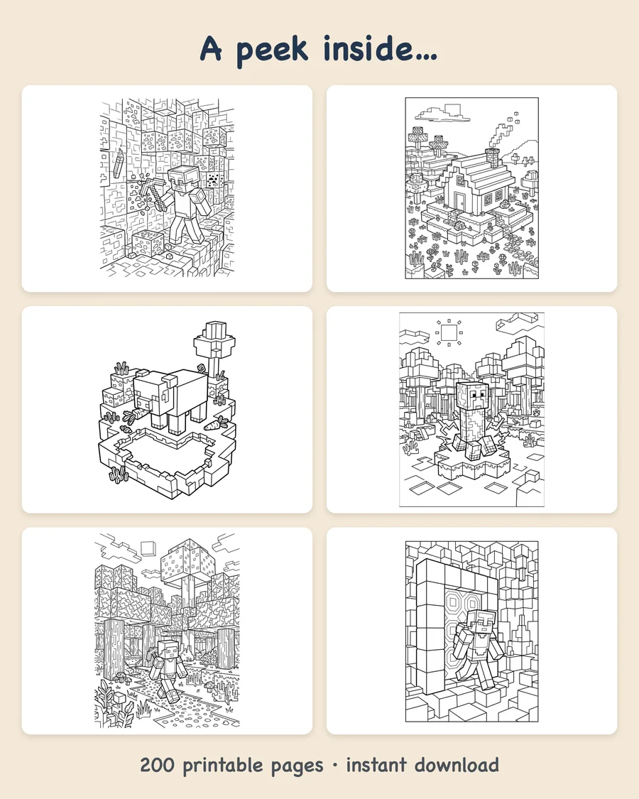 Blocky Adventures — preview grid