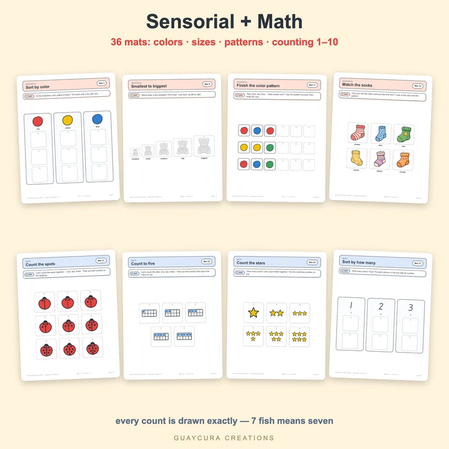 Little Hands Busy Book — etsy 03 sensorial math