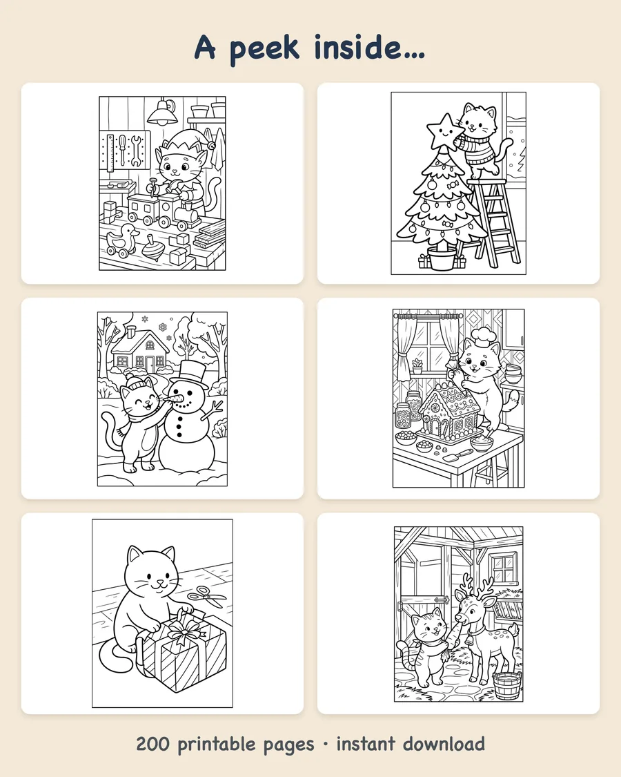 Christmas Kitties — preview grid