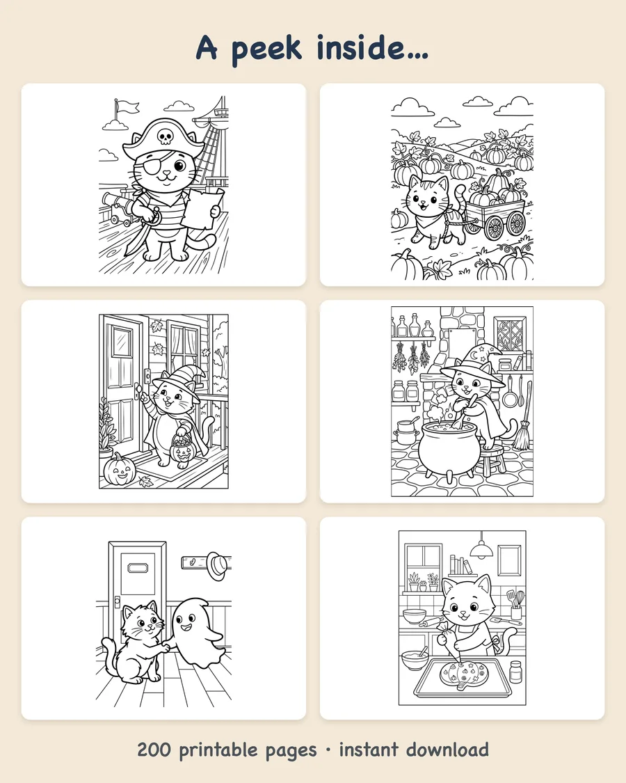 Boo Kitties — preview grid