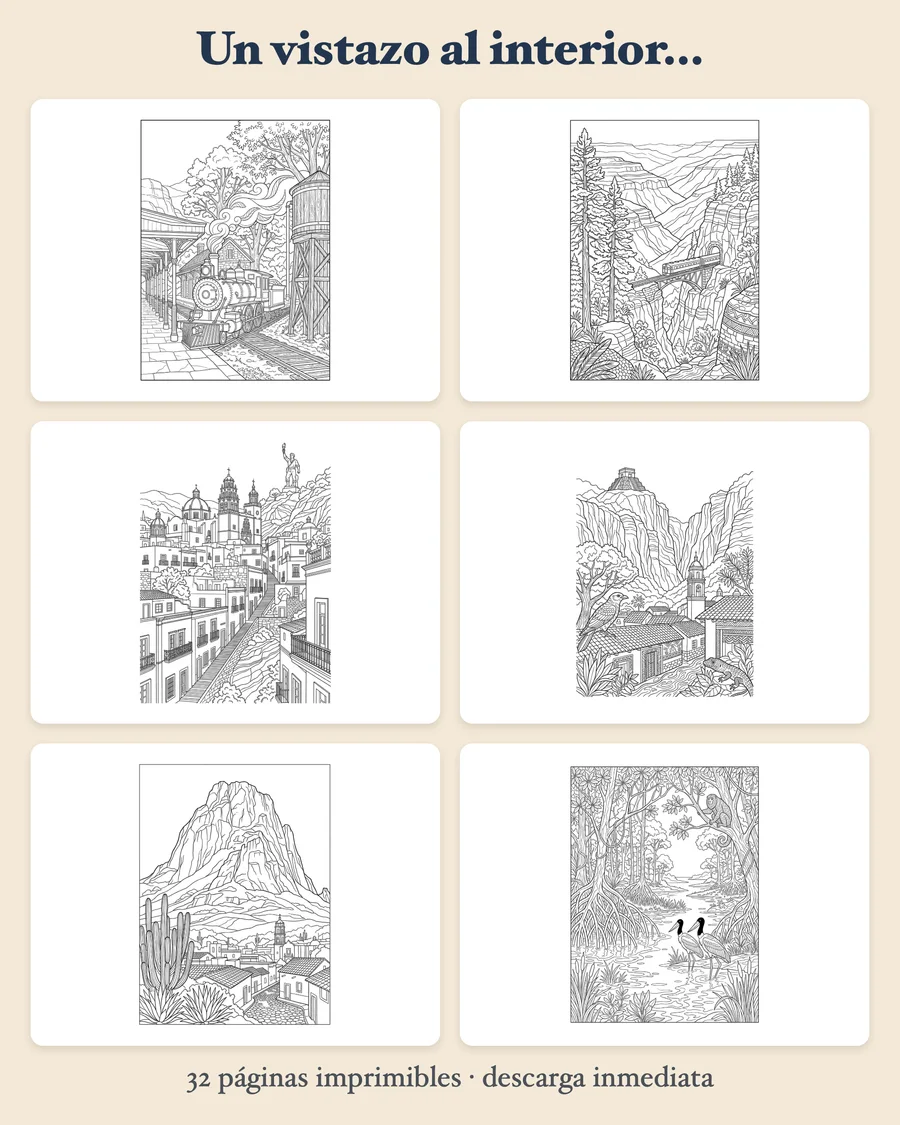 Los 32 Estados Mexicanos — preview grid