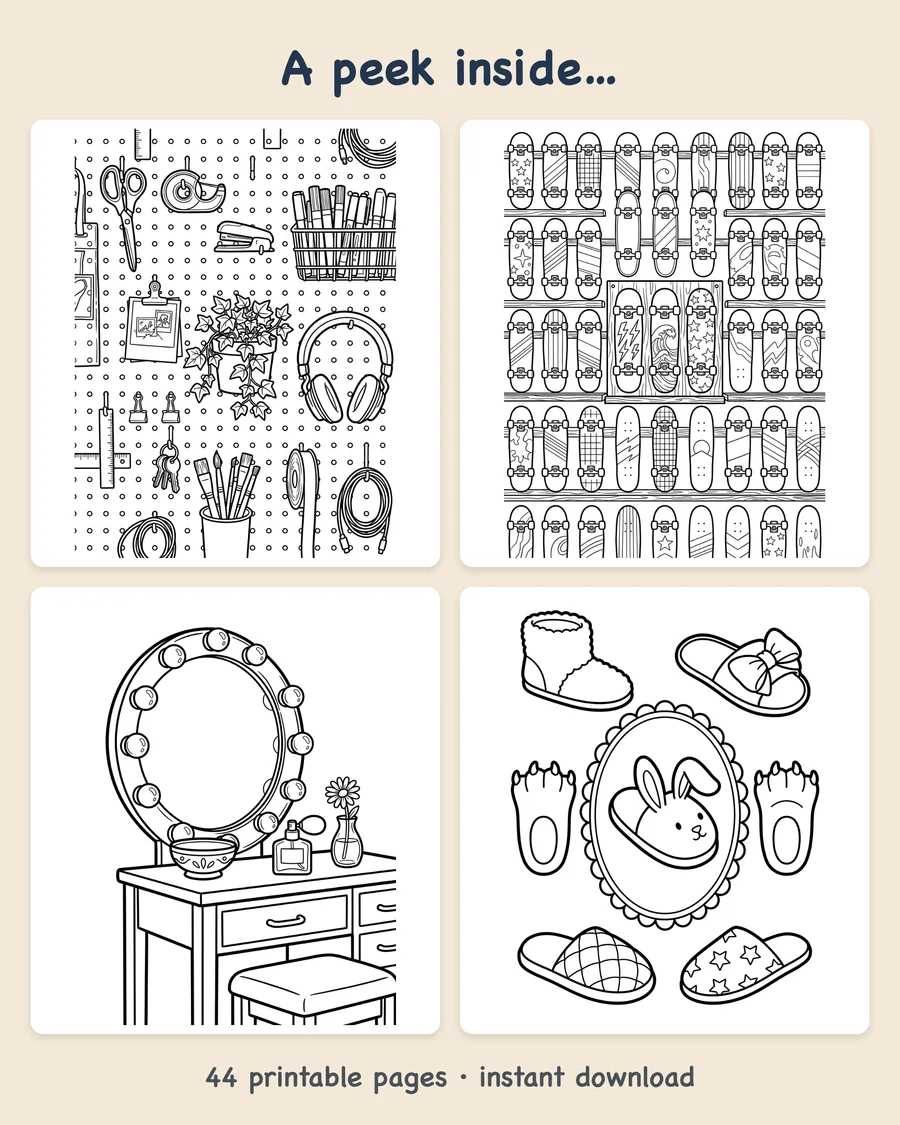 Dream Room Designer — preview grid
