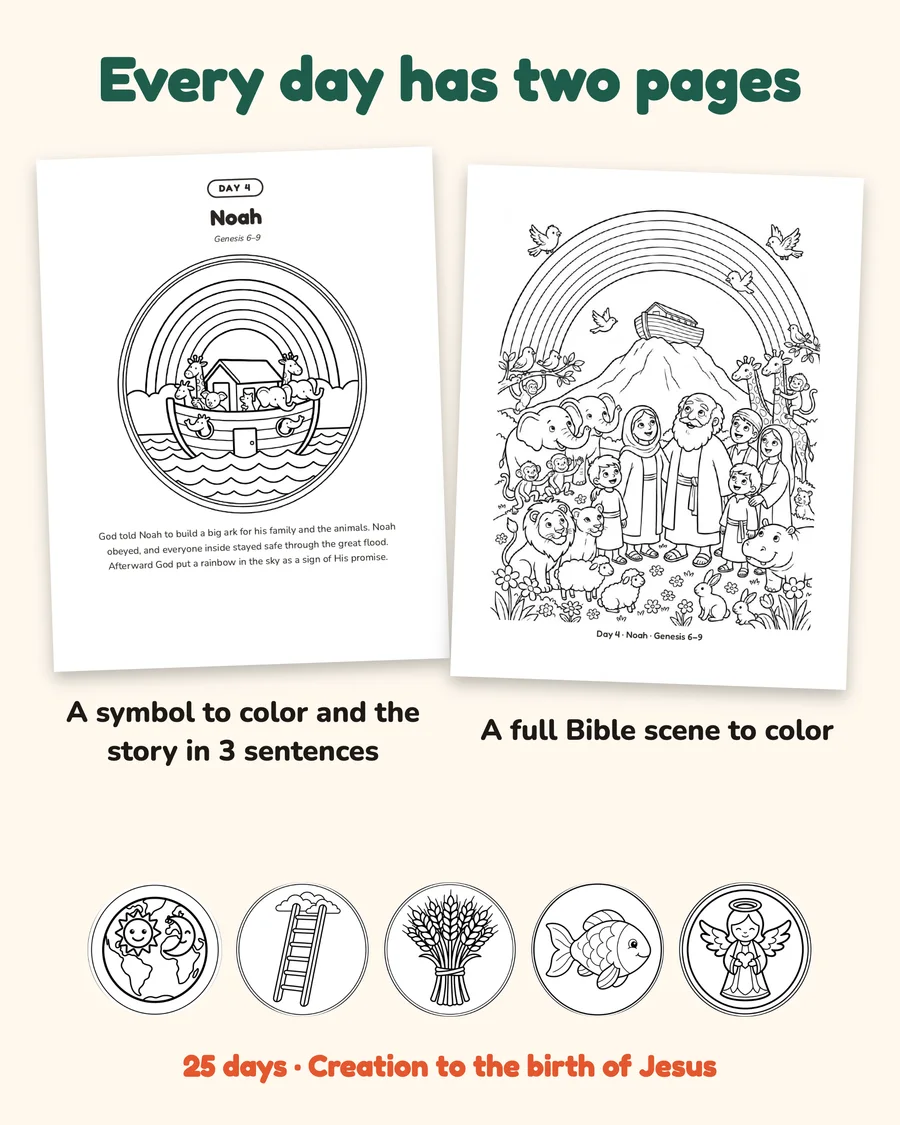 My Jesse Tree — Advent Printable for Kids — etsy 02 inside