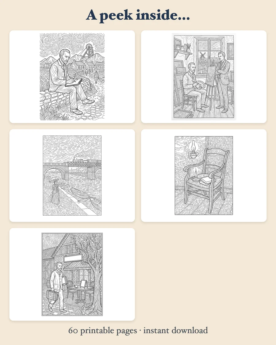 Van Gogh: His Life and Art — preview grid